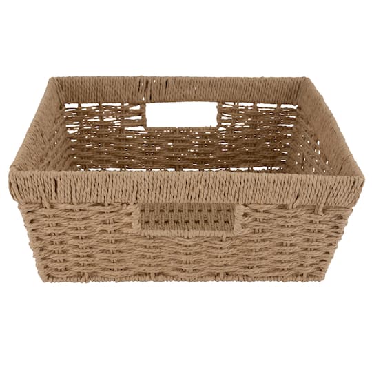 Simplify Large Dutch Weave Shelf Storage Basket